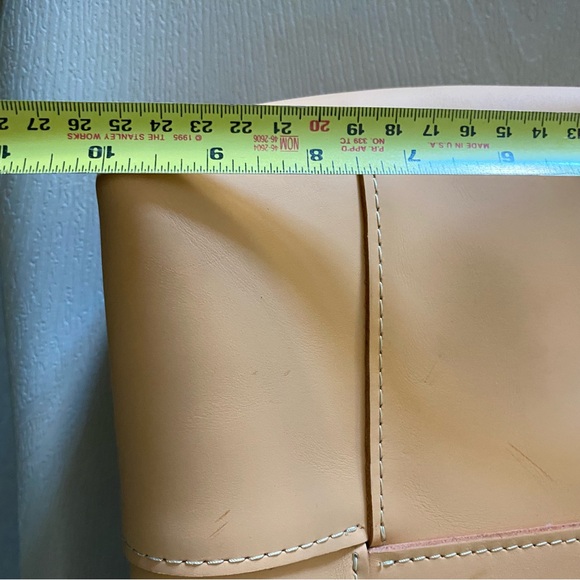 Portland LEATHER square woven leather CHARLOTTE CROSSBODY BAG - Picture 9 of 12